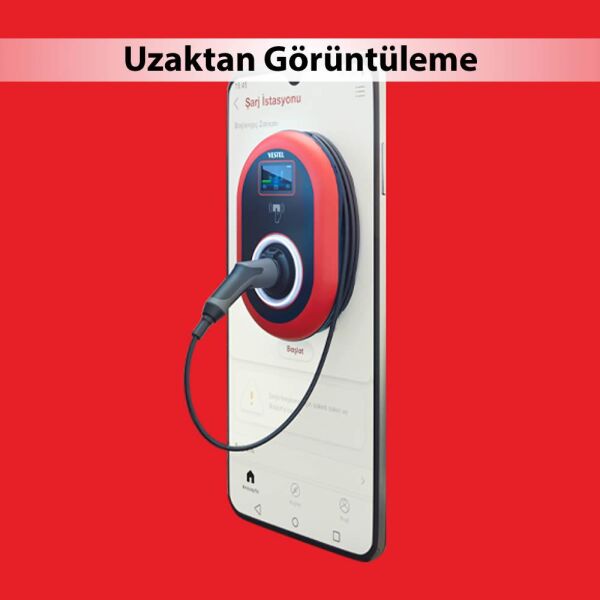 Vestel EVC04 Smart 22kW Kablolu Elektrikli Araç Şarj İstasyonu