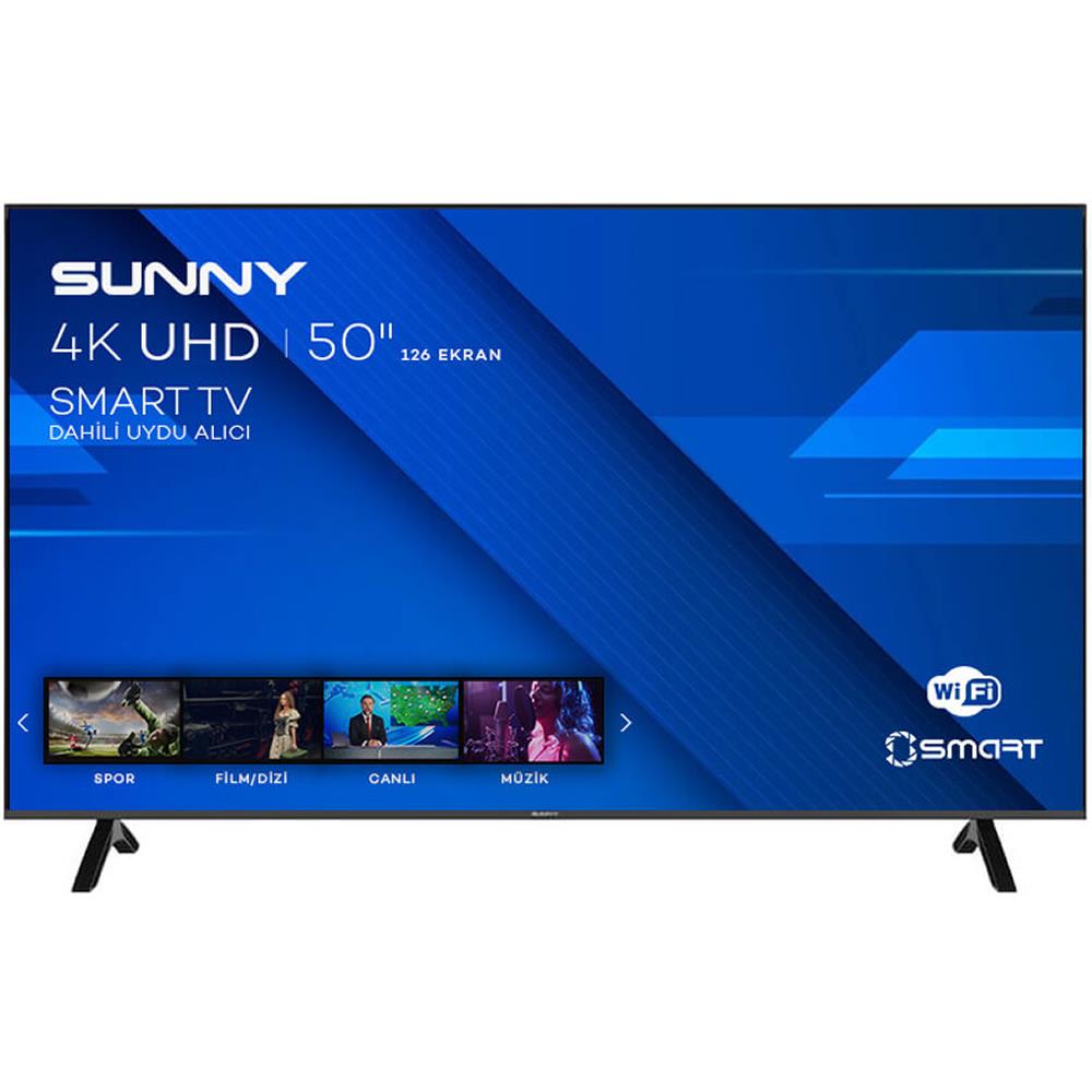 Sunny SN50FMN403 50'' 127 Ekran 4K Android Smart Wifi Uydu Led TV