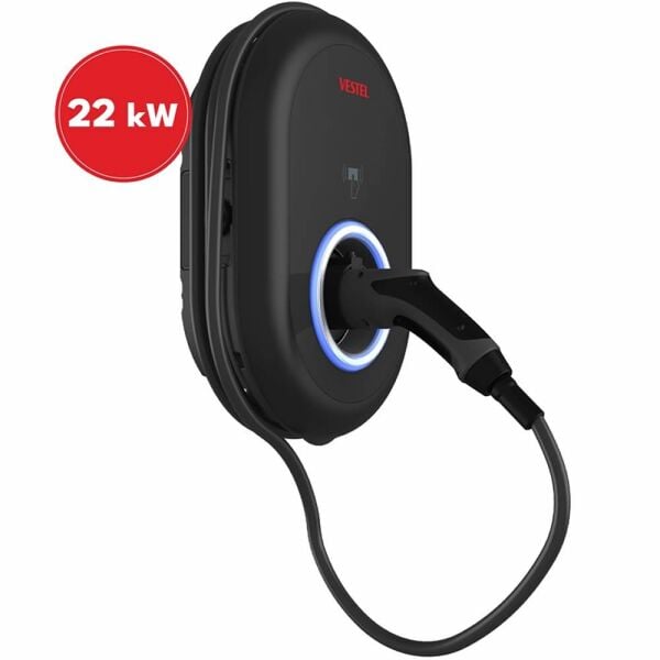 Vestel EVC04 22kW Kablolu Elektrikli Araç Şarj İstasyonu