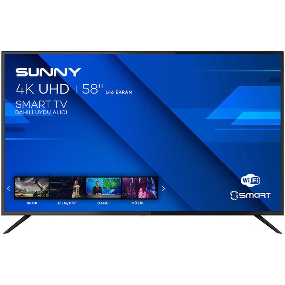 Sunny SN58LEDM203 58'' 146 Ekran 4K Android Smart Wifi Uydu Led TV