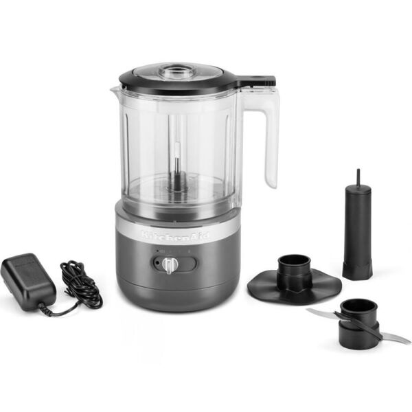 KitchenAid 5KFCB519EDG 1,19 Litre Kablosuz Mutfak Robotu - Charcoal Grey