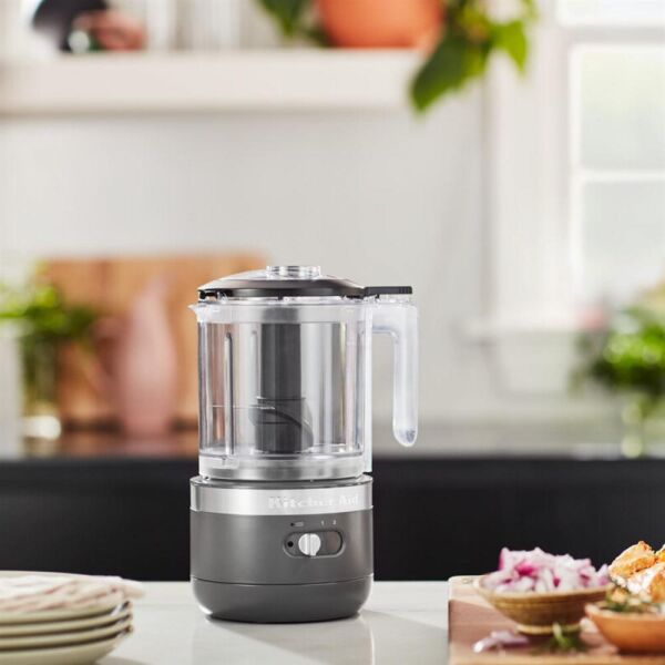 KitchenAid 5KFCB519EDG 1,19 Litre Kablosuz Mutfak Robotu - Charcoal Grey