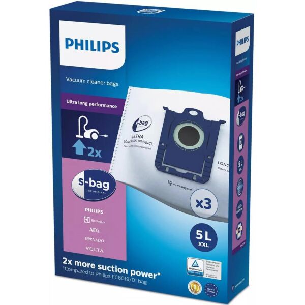 Philips FC8027/01 s-bag® XXL 5 Litre Toz Torbası - 3 Adet