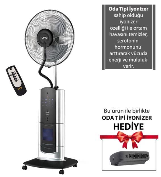 UFO ATSFI-01 Soğuk Buharlı İyonizerli Vantilatör + ALF-AIT/03 Oda Tipi İyonizer