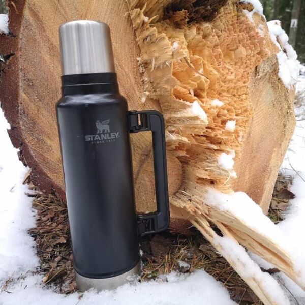 Stanley 10-08265-002 Klasik Vakumlu 1.4 Litre Çelik Termos - Siyah