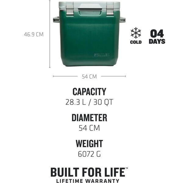 Stanley 10-01936-038 Adventure 28 Litre Taşınabilir Soğutucu Kamp Buzluğu - Yeşil