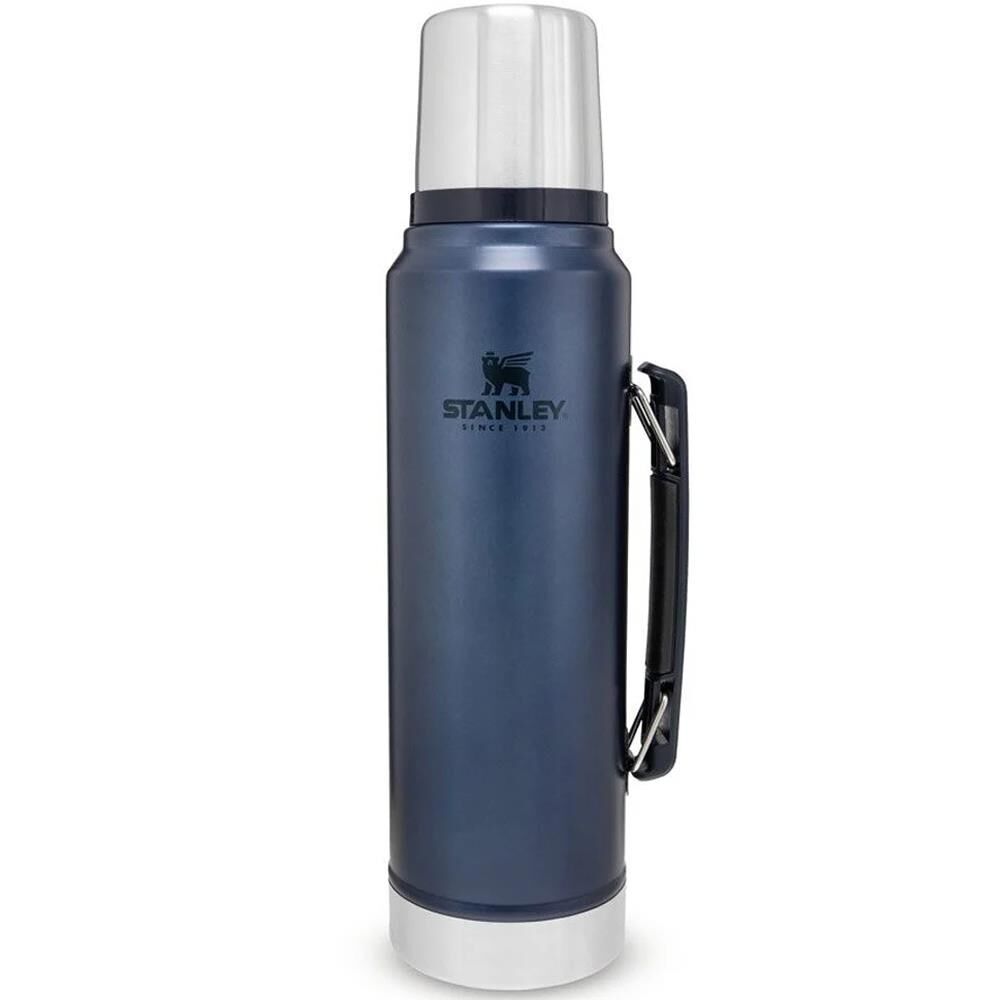 Stanley 10-08266-017 Klasik Vakumlu 1 Litre Çelik Termos - Lacivert