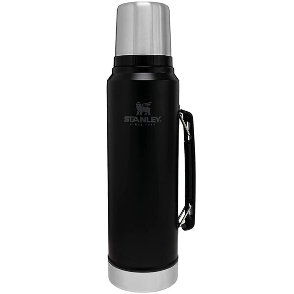 Stnaley 10-08266-002 Klasik Vakumlu 1 Litre Çelik Termos - Siyah