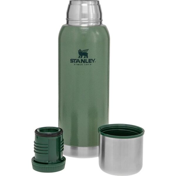 Stanley 10-01570-020 Adventure Vakumlu 1 Litre Çelik Termos - Yeşil