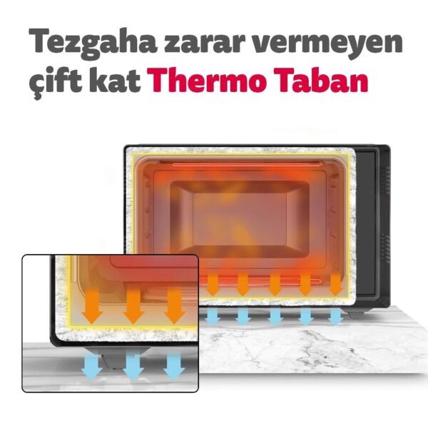 Simfer 4503 45 Litre Turbo Midi Fırın - İnox