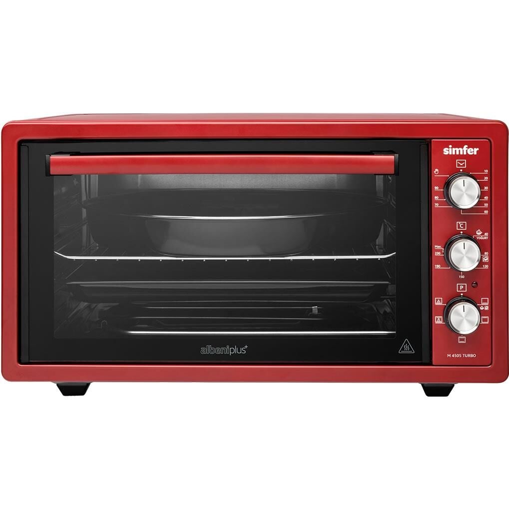 Simfer 4505 45 Litre Turbo Midi Fırın - Kırmızı