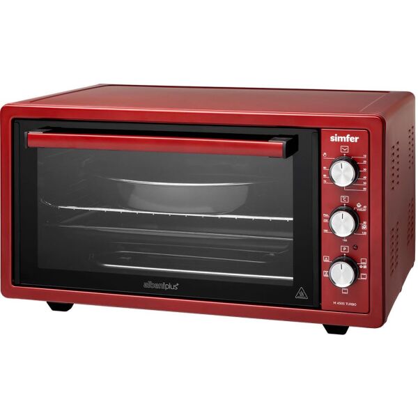 Simfer 4505 45 Litre Turbo Midi Fırın - Kırmızı
