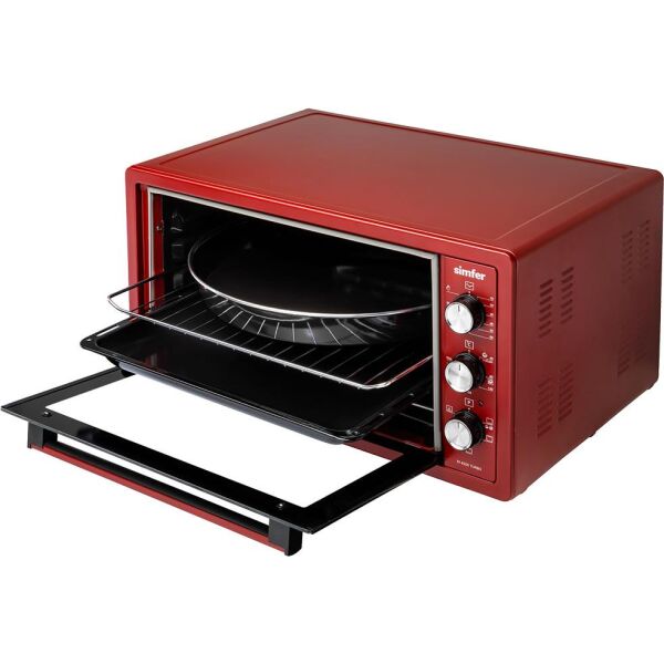 Simfer 4505 45 Litre Turbo Midi Fırın - Kırmızı