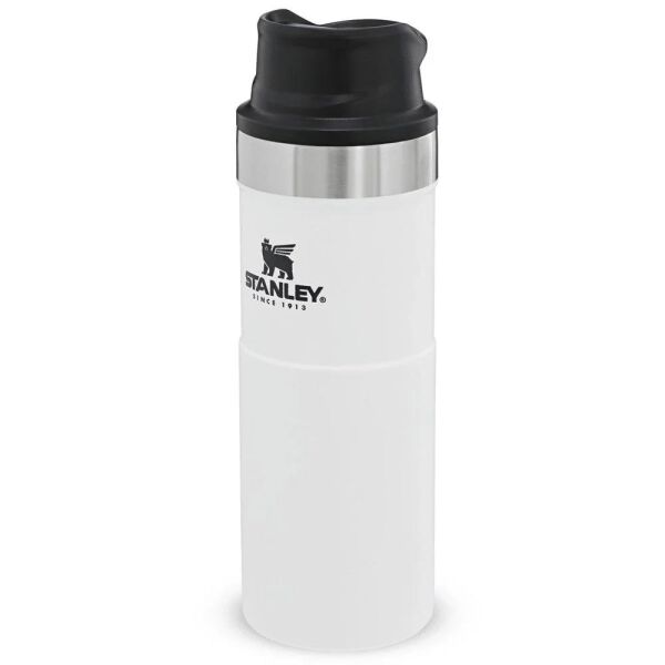 Stanley 10-06439-032 Klasik Trigger Action 0,47 Litre Çelik Termos Bardak - Beyaz