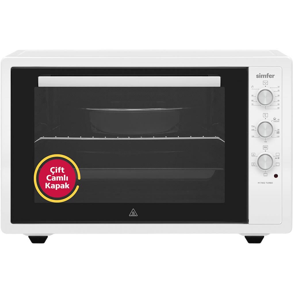 Simfer 7002 70 Litre Turbo Midi Fırın - Beyaz