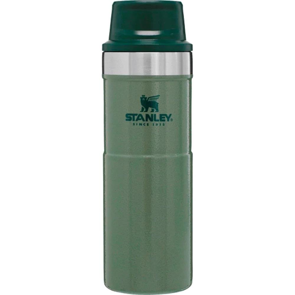 Stanley 10-06439-030 Klasik Trigger Action 0,47 Litre Çelik Termos Bardak - Yeşil