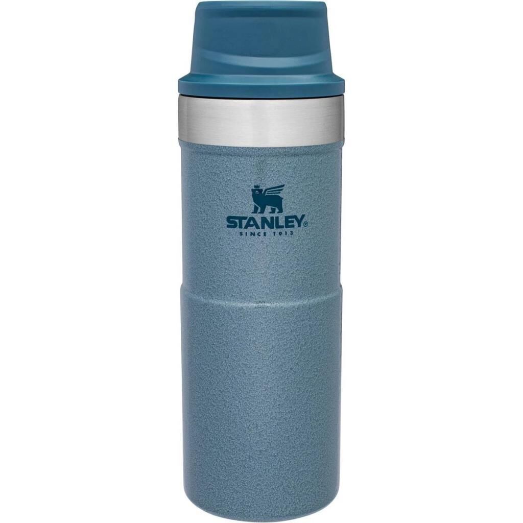 Stanley 10-09848-048 Klasik Trigger Action 0,35 Litre Çelik Termos Bardak - Açık Mavi