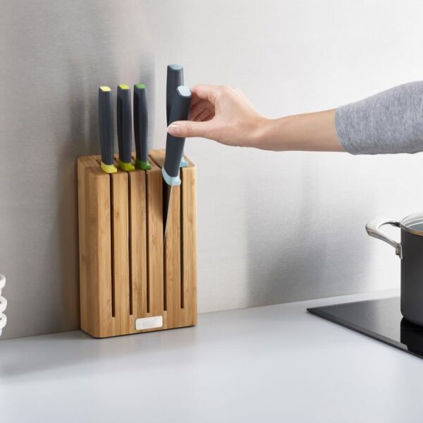 Joseph Joseph 10300 Elevate 5'li Bıçak Bambu Blok Set