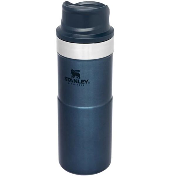 Stanley 10-09848-009 Klasik Trigger Action 0,35 Litre Çelik Termos Bardak - Lacivert