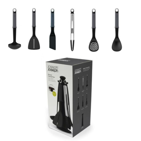 Joseph Joseph 10151 Elevate Carousel 6-Parça Multi Servis Seti - Gri