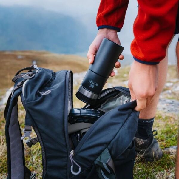 Stanley 10-09855-007 Klasik Neverleak 0,35 Litre Çelik Termos Bardak - Siyah