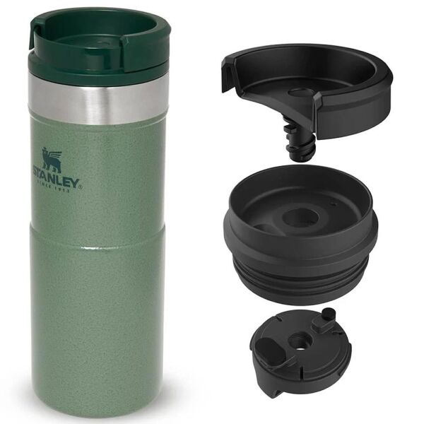 Stanley 10-09855-006 Klasik Neverleak 0,35 Litre Çelik Termos Bardak - Yeşil