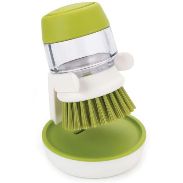 Joseph Joseph 85004 Palm Scrub Deterjan Hazneli Bulaşık Fırçası ve Standı
