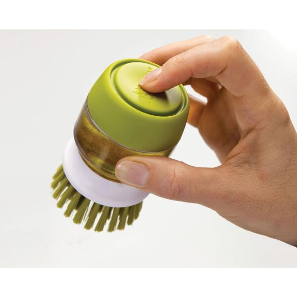 Joseph Joseph 85004 Palm Scrub Deterjan Hazneli Bulaşık Fırçası ve Standı