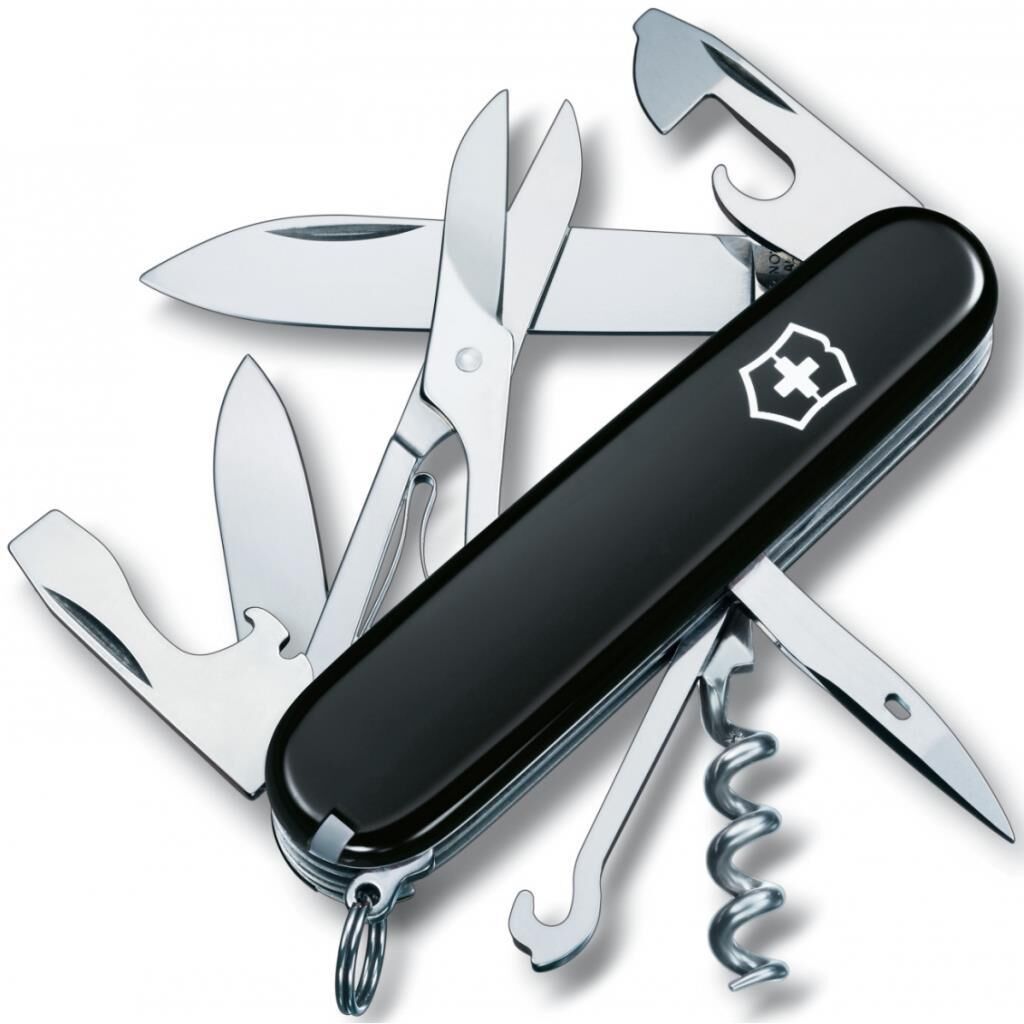 Victorinox 1.3703.3B1 Climber 14 Fonksiyon İsviçre Çakısı - Siyah