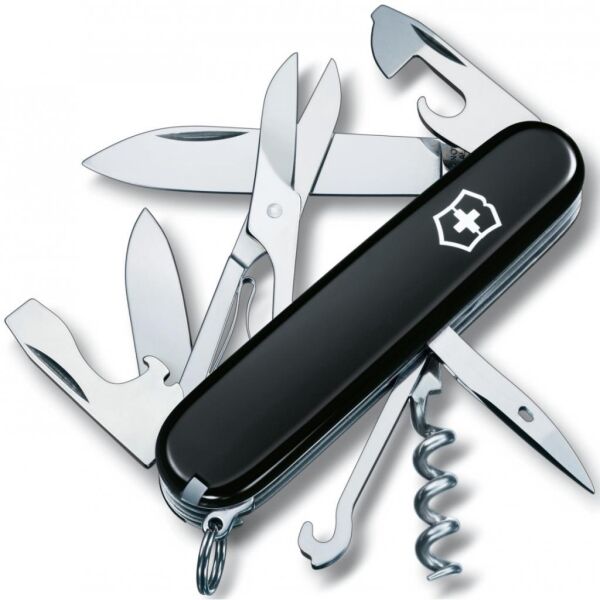 Victorinox 1.3703.3B1 Climber 14 Fonksiyon İsviçre Çakısı - Siyah