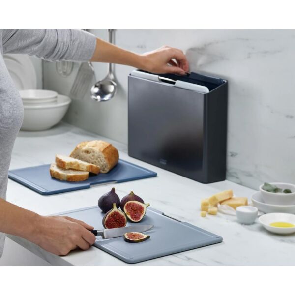 Joseph Joseph 60184 Folio 4'lü Büyük Kesme Tahtası Seti - Grafit