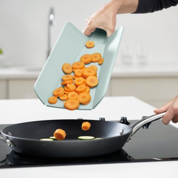 Joseph Joseph 60042 Chop2Pot Büyük Katlanır Kesme Tahtası - Kırmızı