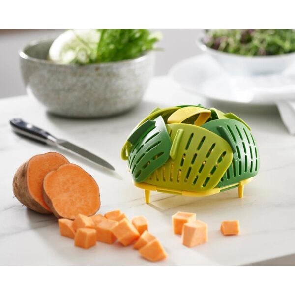 Joseph Joseph 45030 Bloom Katlanır Buharda Pişirme Sepeti - Yeşil