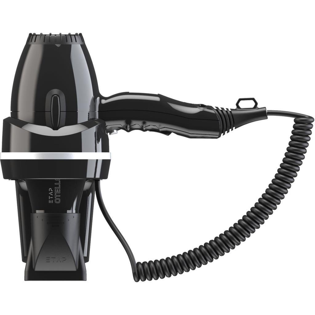 Etap Otello Pro Pure 2000 W Duvara Monte Otel Tipi Saç Kurutma Makinesi - Siyah