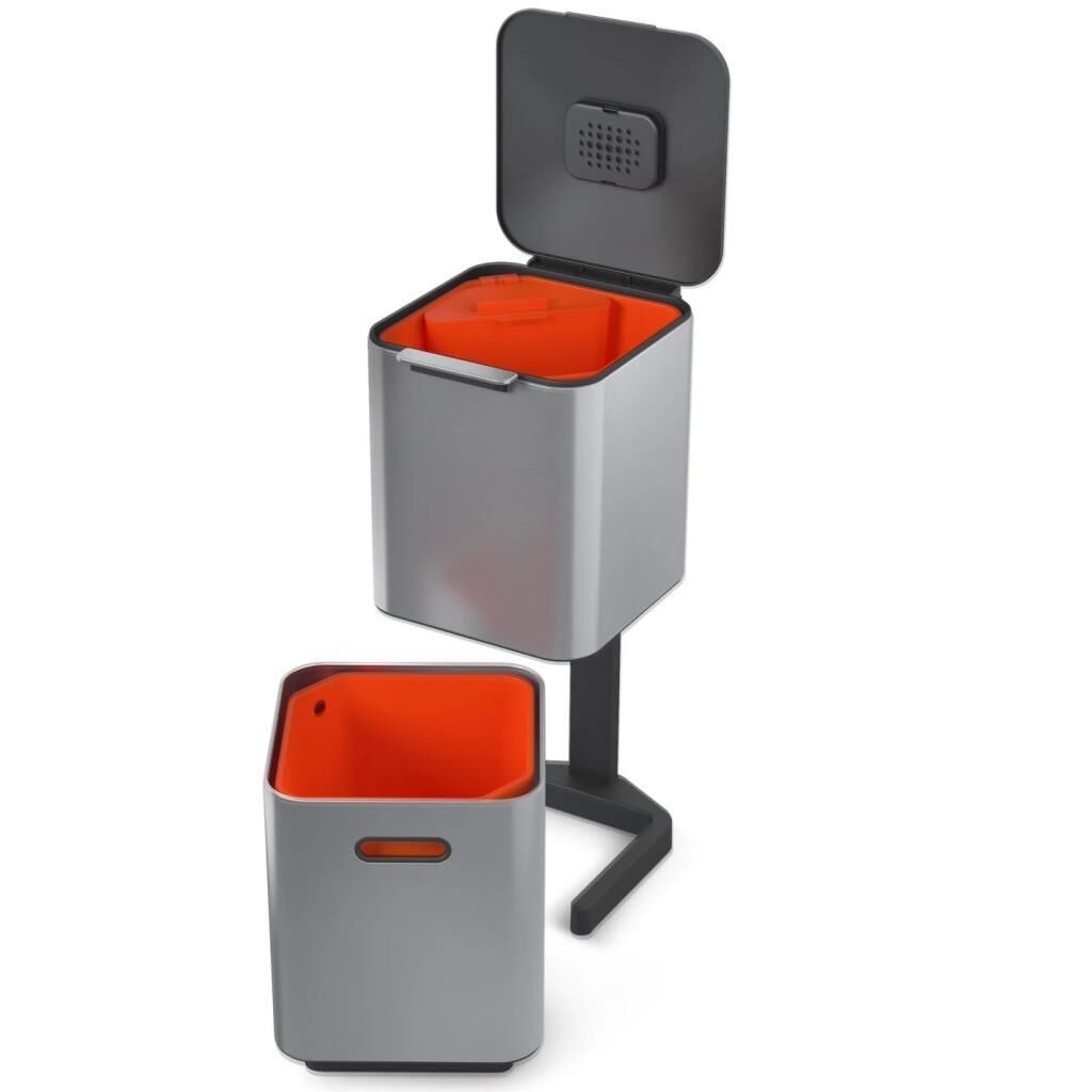 Joseph Joseph 30063 Totem 40 Litre Paslanmaz Çelik Çöp Kovası