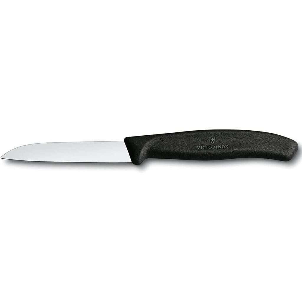 Victorinox 6.7403 SwissClassic 8cm Düz Soyma Bıçağı - Siyah