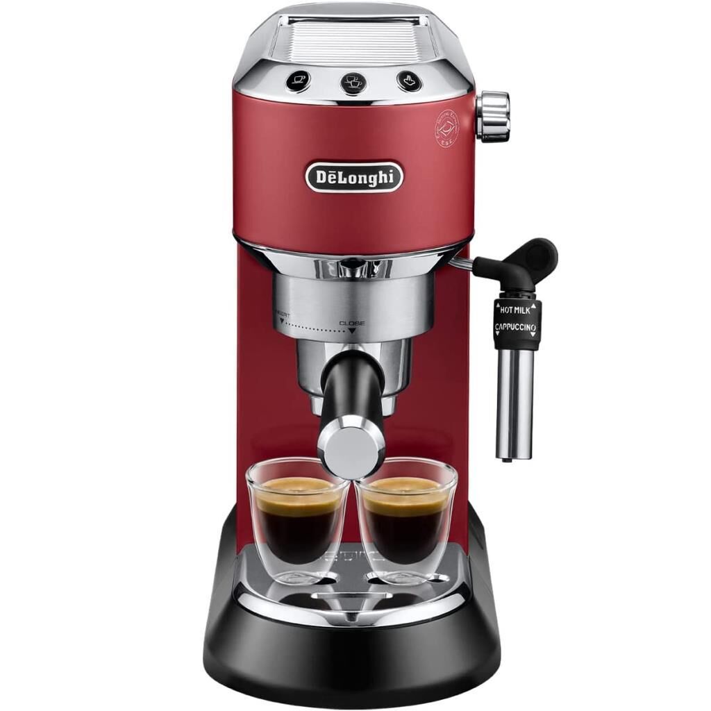 Delonghi Dedica EC685.R Manuel Espresso Makinesi - Kırmızı