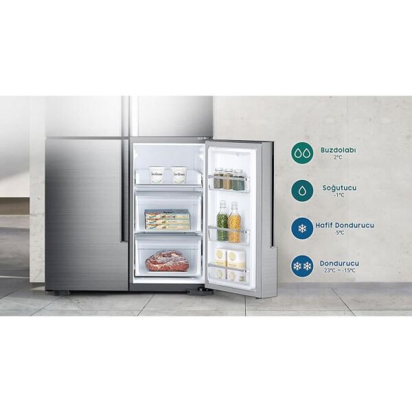 Samsung RF85K90127F Triple Cooling 865 Litre Gardırop Tipi Buzdolabı