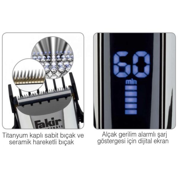 Fakir Bossy Dijital Saç ve Sakal Kesme Makinesi