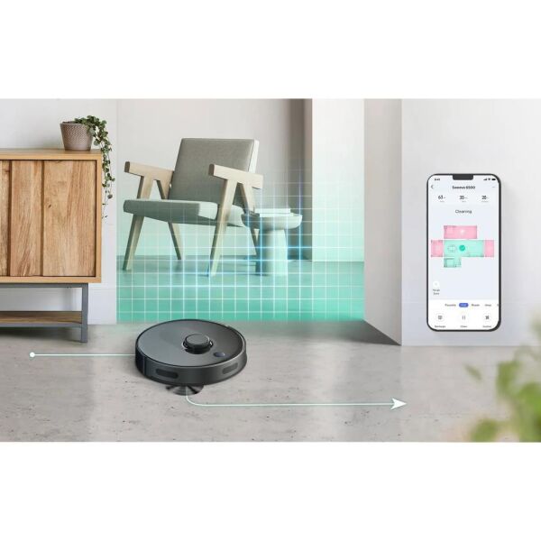 Tcl Sweeva 6000 Akıllı Robot Süpürge - Siyah