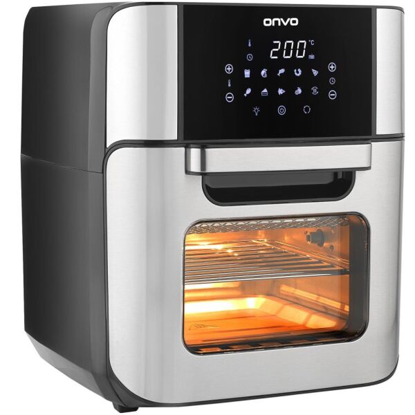 Onvo OVFRY09 Oven Airfryer 12 Litre Multifonksiyonel Sıcak Hava Fritözü & Fırın