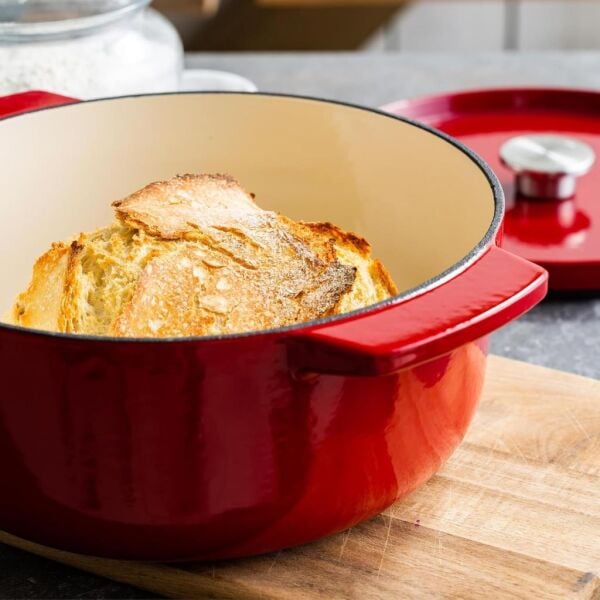 KitchenAid CC006060-001 5.2 Litre 26 cm. Döküm Demir Tencere - Kırmızı