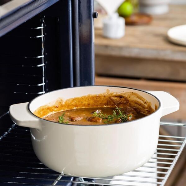 KitchenAid CC006056-001 3.3 Litre 22 cm. Döküm Demir Tencere - Krem