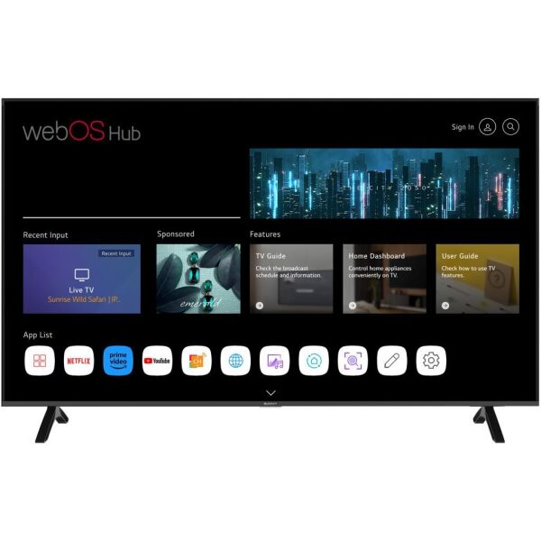 Sunny SN55FMN252 Frameless 55'' 139 Ekran 4K webOS 2.0 Smart Wifi Led TV