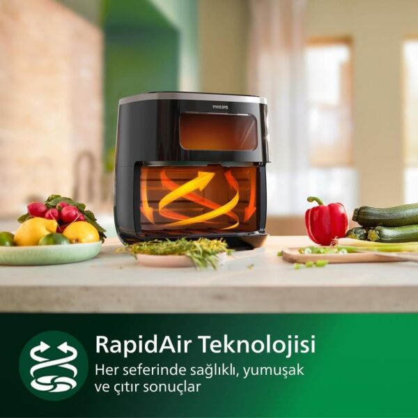 Philips HD9257/80 Rapid Air 3000 Serisi XL 5,6 Litre Airfryer Fritöz