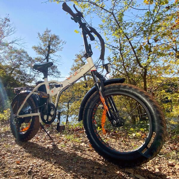 Ola Electrofold EFB2 Katlanabilir 20” Elektrikli Bisiklet - Beyaz