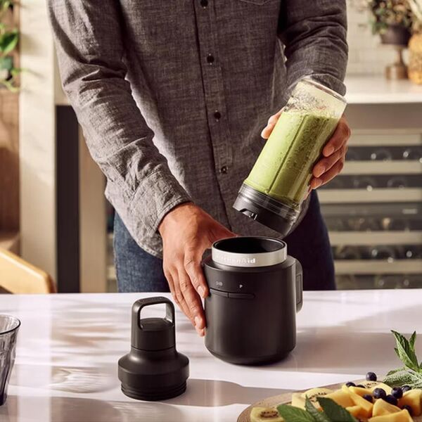 KitchenAid Go 5KSBR256BM Kablosuz Serisi Mini Blender - Batarya Dahil