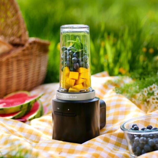 KitchenAid Go 5KSBR256BM Kablosuz Serisi Mini Blender - Batarya Dahil