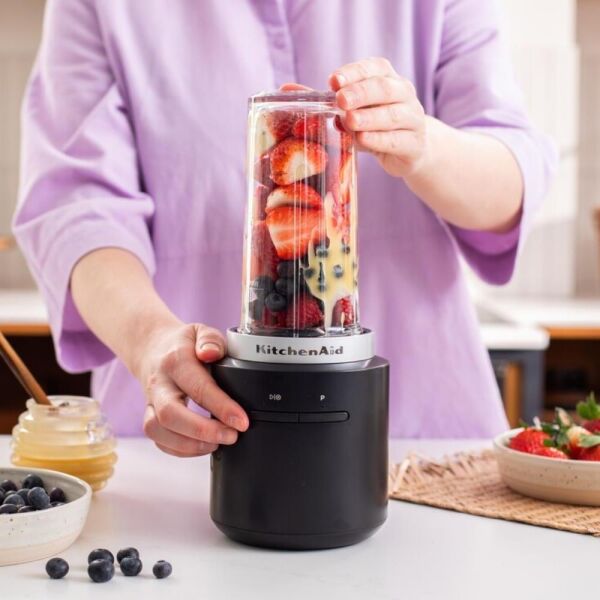 KitchenAid Go 5KSBR200BM Kablosuz Serisi Mini Blender - Batarya Hariç