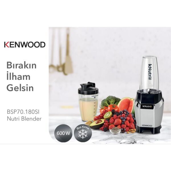 Kenwood BSP70.180SI 600 ml. Nutri Smoothie Blender